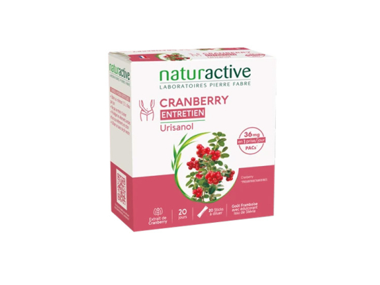 Cranberry Entretien Urisanol - 20 sticks