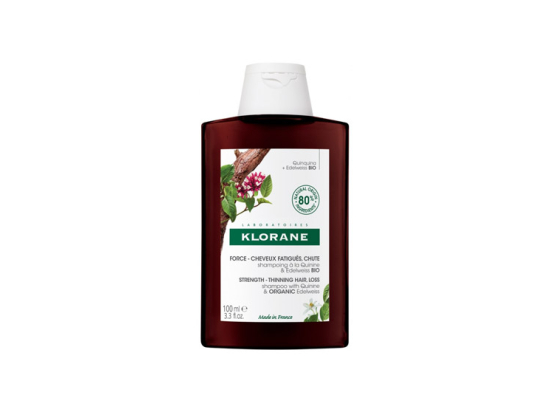 Klorane Shampooing à la Quinine et Edelweiss BIO  - 100ml