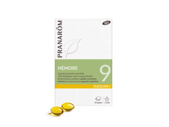 Pranarôm Oleocaps+ 9 Mémoire BIO - 30 capsules