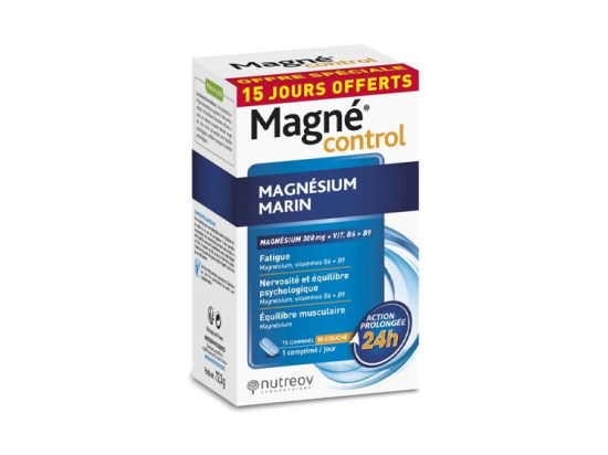 Magné Control Magnésium Marin - 60 Comprimés + 15 jours offerts