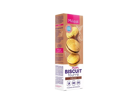 Mon biscuit fourré Cacao - 4x2 biscuits