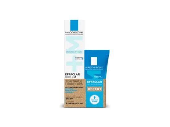 Effaclar Soin triple action + Gel moussant offert - 40ml