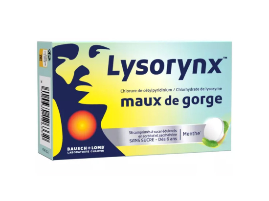 Lysorynx Maux de gorge Comprimés à sucer - 36 comprimés