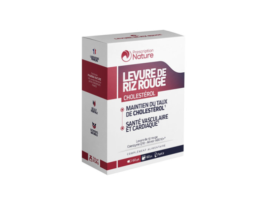 Prescription Nature Levure de Riz Rouge - 60 gélules