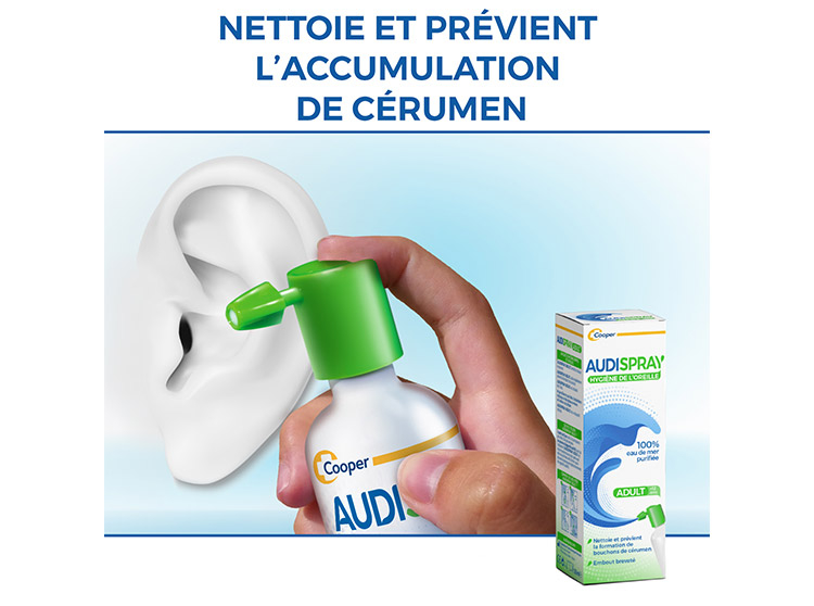 Audispray Adult Hygiène de l'oreille - 50ml - Pharmacie en ligne