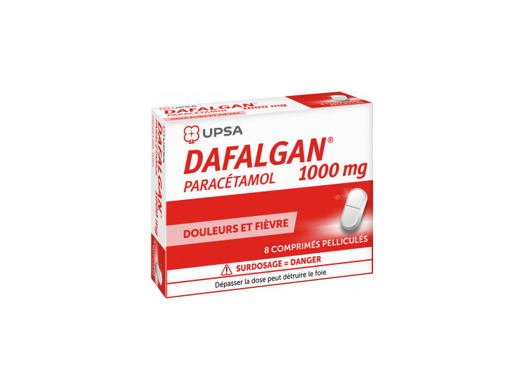 Upsa Dafalgan 1000mg 8 Comprimes Pellicules Pharmacie En Ligne Pharmacie Du Polygone