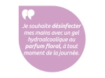 Gel Mains Désinfectant hydroalcoolique Pivoine - 30ml