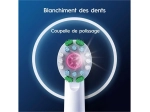 Pro 3D White Brossettes de rechange pour brosse à dents électrique - 3 brossettes