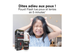 Pouxit Flash Spray Anti-Poux et Lentes + Peigne Inclus - 150ml