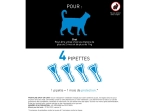 Spot-on Chat - Pipettes anti-puces pour chats - 4 pipettes de 0,5ml