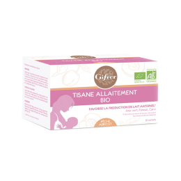 Gifrer Tisane Allaitement Pêche-Abricot BIO - 20 sachets