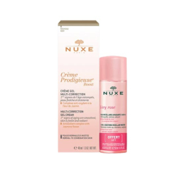 Nuxe Crème prodigieuse Boost crème gel-multi-correction Normales à mixtes - 40 ml + Very Rose Eau micellaire Apaisante 3-en-1 OFFERTE