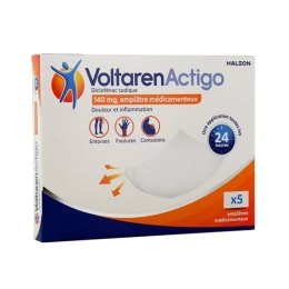 VoltarenActigo Emplâtre Médicamenteux - 5 unités