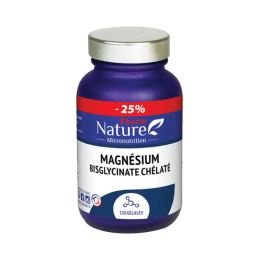 Magnésium Bisglycinate Chélaté - 120 gélules