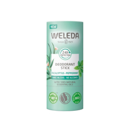 Weleda Déodorant Solide 24h Eucalyptus Menthe Poivrée - 50g