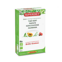 Superdiet Quatuor Guarana Brûle-graisse BIO - 30 ampoules