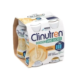 Clinutren Vanille boisson sans sucres - 4x200ml