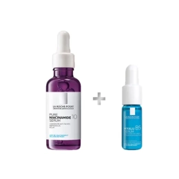 La Roche-Posay Pure Niacinamide Sérum - 30ml + Hyalu B5 Sérum - 10ml OFFERT