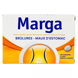 Marga Brûlures et Maux d'Estomac - 48 comprimés à sucer