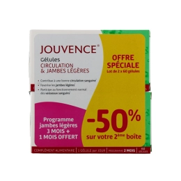 Jouvence Gélules circulation et jambes légères - 2X150ML