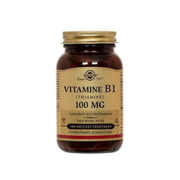 Solgar Vitamine B1 100mg - 100 Gélules