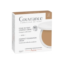 COUVRANCE Fond de Teint Compact Crème 1.3 Miel - 8,5g