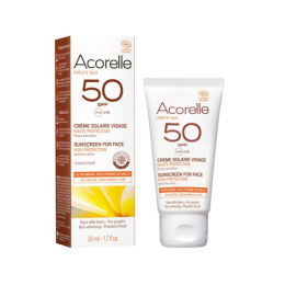 Acorelle Crème solaire visage SPF50 BIO - 50ml