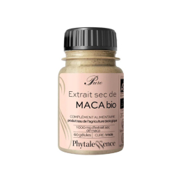 Phytalessence Pure Extrait sec de Maca BIO - 60 gélules