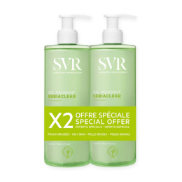 SVR Sebiaclear Gel moussant - 2x400ml