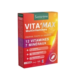 Vita'Max Multivitamines Adultes - 30 comprimés