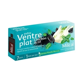 Extra Ventre Plat Charbon Actif 7 jours- 7x10ml