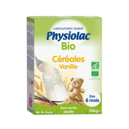 Physiolac Céréales Vanille BIO 6 mois -200g