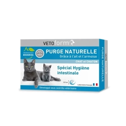 Purge Naturelle Chat et Chaton - 20 comprimés