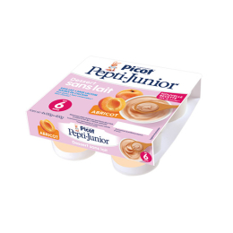 Pepti-Junior Dessert bébé sans lait goût abricot - 4 x 100g