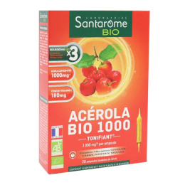 Santarome BIO - Acérola BIO - 20 ampoules x 10ml