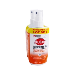 Défense Protection longue durée Répulsif multi-insectes - 2x100ml