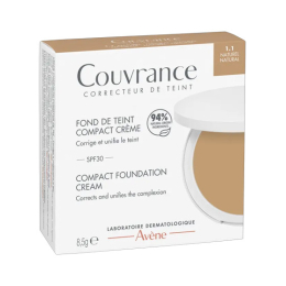 Couvrance Fond de Teint Compact Crème 1.1 Naturel