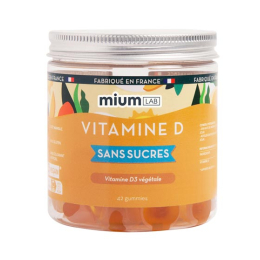 Mium Lab Vitamine D Sans Sucre - 42 gummies