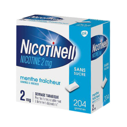 Nicotinell Gomme Menthe Fraîcheur 2mg - 204 gommes à mâcher