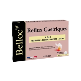 Belloc Reflux Gastriques - 20 comprimés à croquer