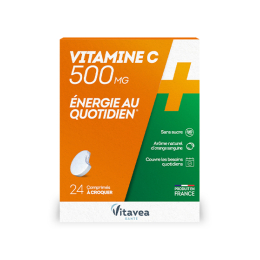 Vitamine C 500mg à croquer - 24 comprimés