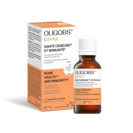 Oligobs D3 + K2 Santé Osseuse et Immunité - 15ml