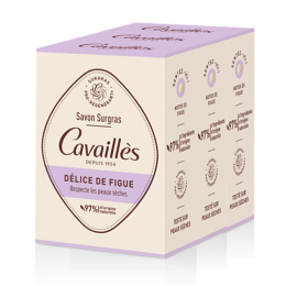 Savon Surgras Solide Délice de Figue - 3x200g