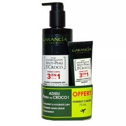 Ensorcelante Formule Anti-Peau de Croco 3en1 400 ml + Format Voyage 75 ml Offert