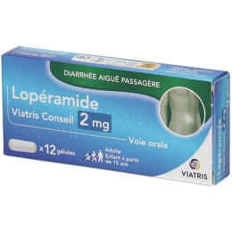 Loperamide 2mg - 12 gélules