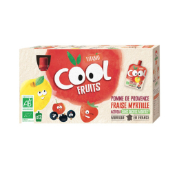 Cool Fruit Pomme Fraise Myrtille - 12 x 90g