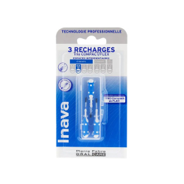 Inava Trio Compact/Flex Recharge Brossettes interdentaires 0,8mm - 3 brossettes