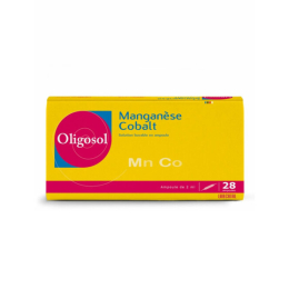 Oligosol Manganèse Cobalt 28 ampoules