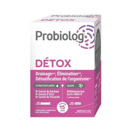 Probiolog détox - 15 Sticks + 15 Gélules