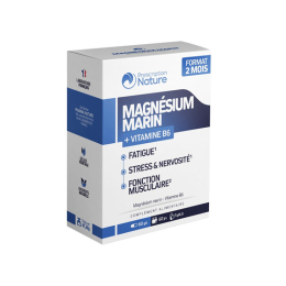 Prescription Nature Magnesium marin - 60 gélules